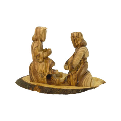 Jesus Washing The Disciples Feet’s Statue Olive Wood Hand Carved