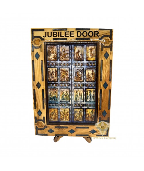 Jubilee Door 2025 Olive Wood Carving from Bethlehem